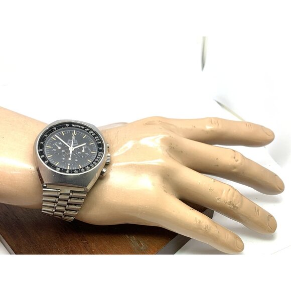 Omega Speedmaster 1970 Men's Watch 145.014 Mark II Swiss Mechanical Chronograph - Picture 3 of 14